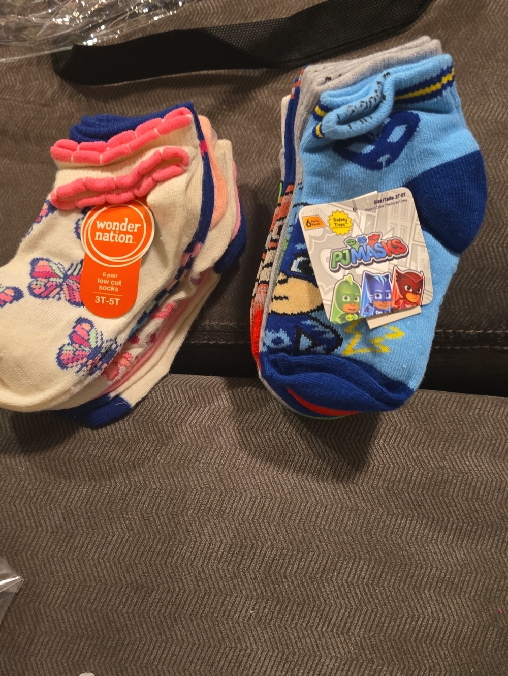 Pj Mask wonder nation Kids Low Cut Socks - Blue, Cream, Pink 2 Six Packs